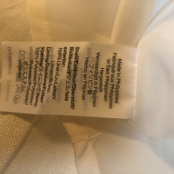 JCrew 365 Sleeveless Linen Dress w. Box Pleats - Picture 3 of 6